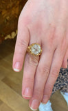 Bague Cocktail Gilbert Albert 5 Boules Interchangeables Or Jaune 18 Carats