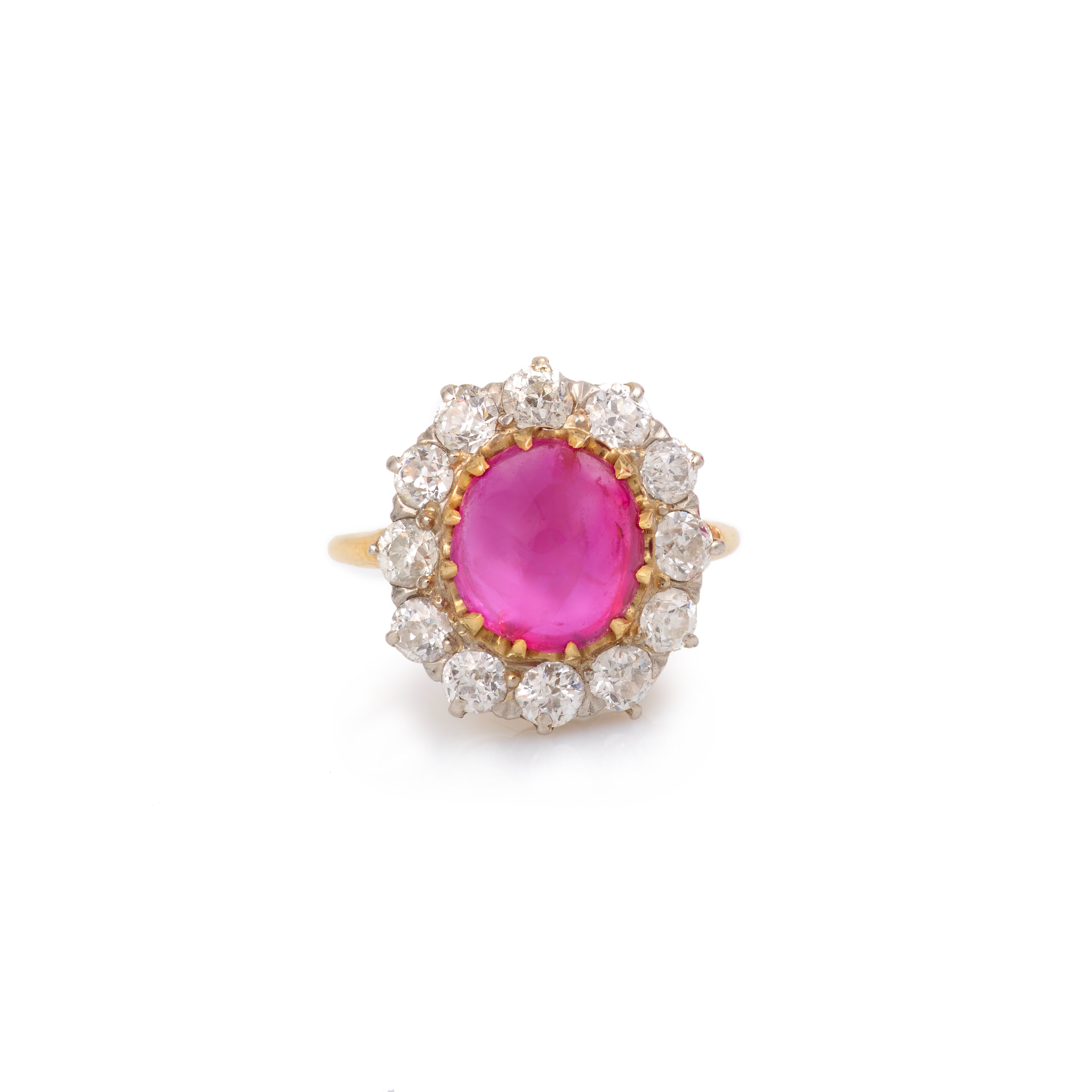 Bagues de fiancailles vintage Bague Rubis Birman Non Chauffe. Les Pierres de Julie