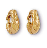 Boucles d'Oreilles Clip Bulgari Spiga Or Jaune 18 Carats