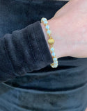 Bracelet de Perles et Billes d'Or Jaune 18 Carats