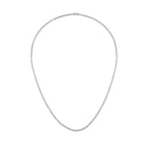 Collier Rivière Diamants 10.15 Carats Or Gris 18 Carats