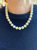Collier Perle 11mm Or Jaune 18 Carats