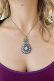 Pendentif Ancien Goutte Et Nœud Indien Diamants Argent Or Jaune 14 Carats