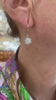 Boucles d'Oreilles Dormeuses Diamants 1.70 Carats Platine Or Gris 18 Carats