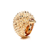 Bague Boucheron Hans Le Hérisson Rubis Diamant Noire Or Rose 18 Carats