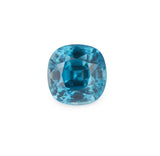 Cushion 10.76 Carats Blue Zircon