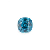 Cushion 10.76 Carats Blue Zircon
