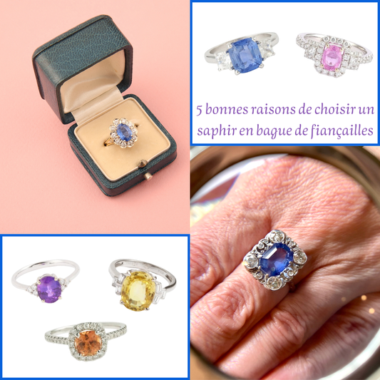 Bague de Fiançailles Saphir : 5 Raisons de Choisir cette Pierre Précieuse