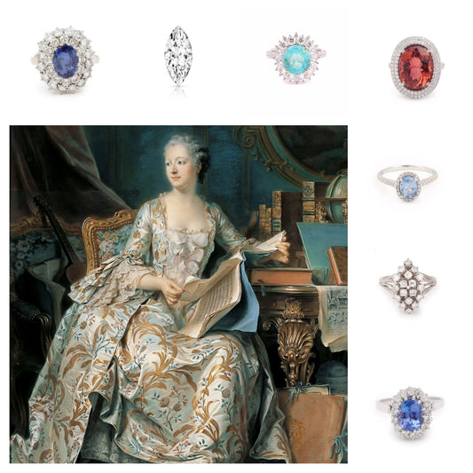 La bague Pompadour, Marquise ou Marguerite, quel est le bon terme ?