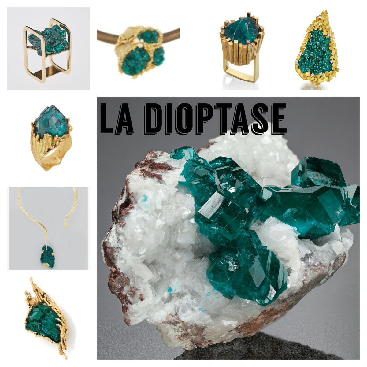 Dioptase Naturelle Facettée Ovale De 5,62 Carats - Vert Bleuté, Opaque, De Madagascar, Neuf
