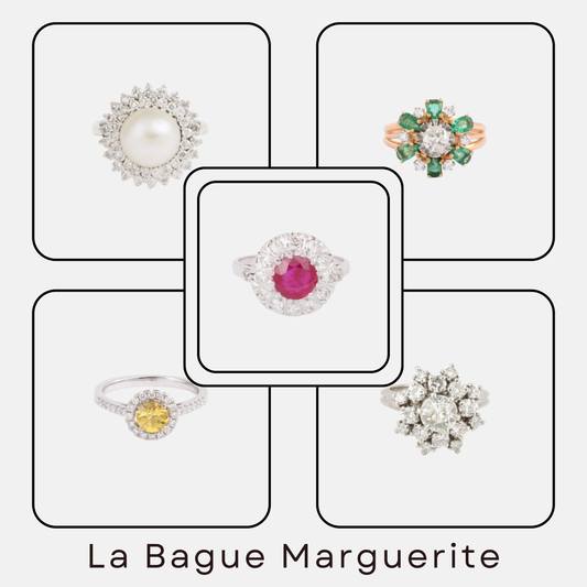Bague marguerite : histoire, pierres et conseils d’achat