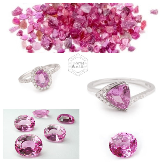 Saphir rose non chauffé : beauté brute et valeur sûre