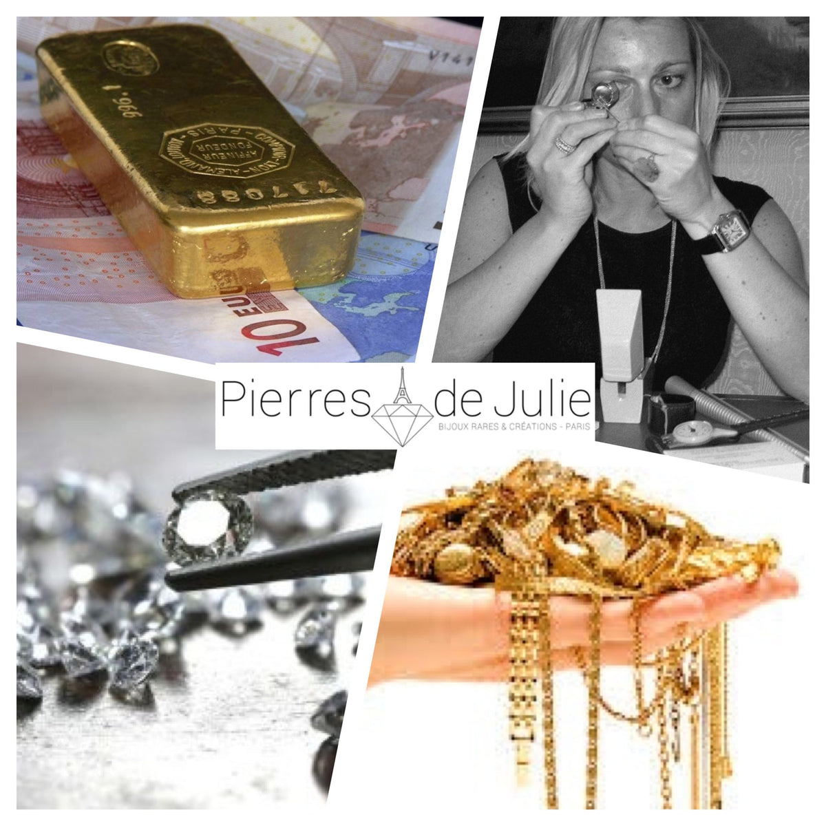 Lot De Bijoux Anciens Et Vintage - Argent, Pierres, Fantaisie - Occasion Bon état