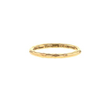  Tiffany & Co Paloma Picasso 18 Carat Yellow Gold Wedding Band