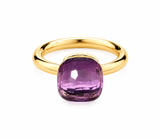 Pomellato Nudo Classic Amethyst 18 Carats Yellow Gold Ring