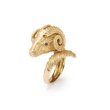 Zolotas Vintage Aries 18 Carats Yellow Gold Ring