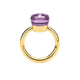 Pomellato Nudo Classic Amethyst 18 Carats Yellow Gold Ring