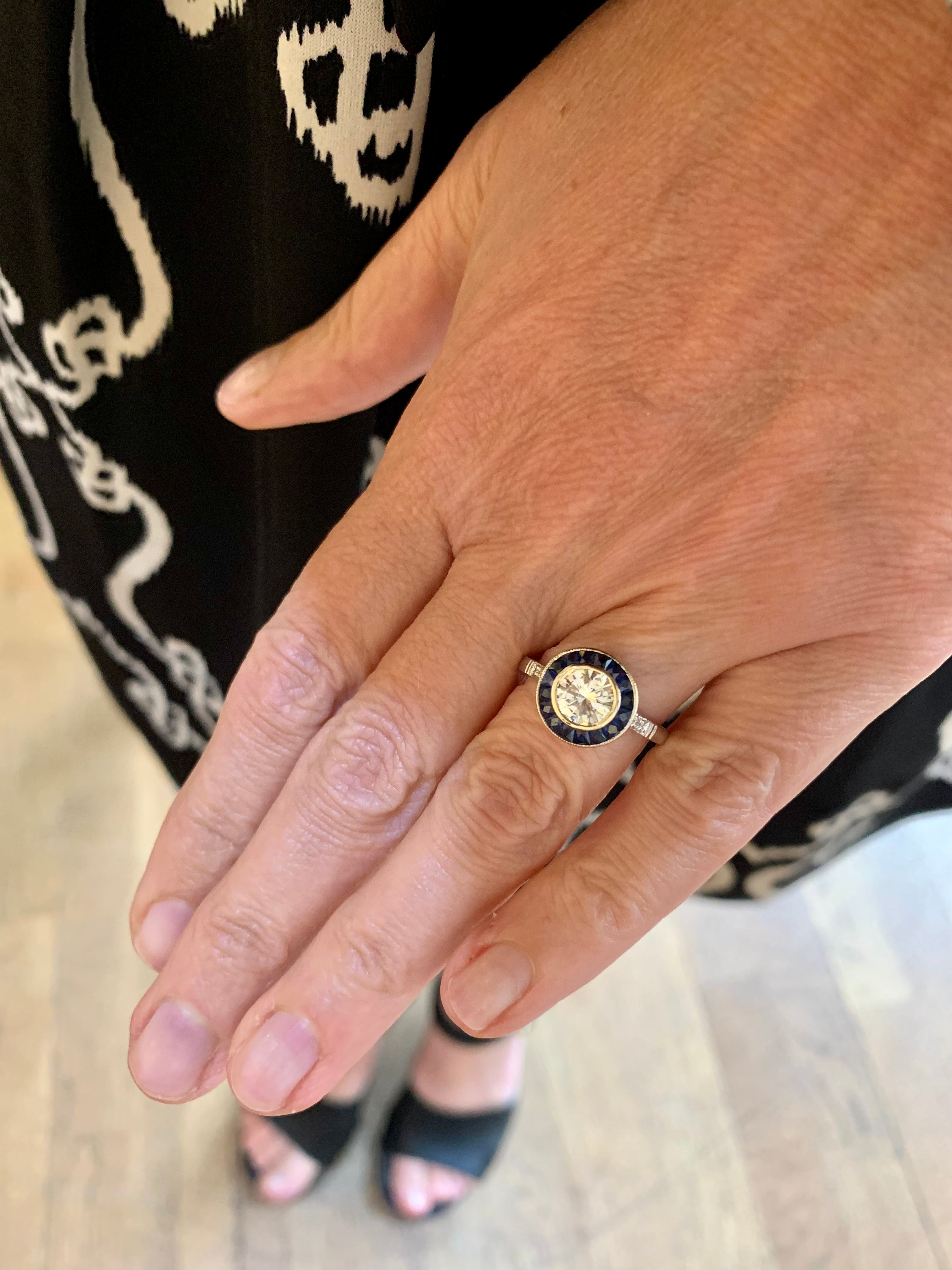 Bagues de fiançailles Bague Style Art Déco – Les