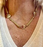 Collier Légendes O.J. Perrin Cœur Or Jaune 18 Carats