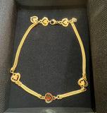 Collier Légendes O.J. Perrin Cœur Or Jaune 18 Carats