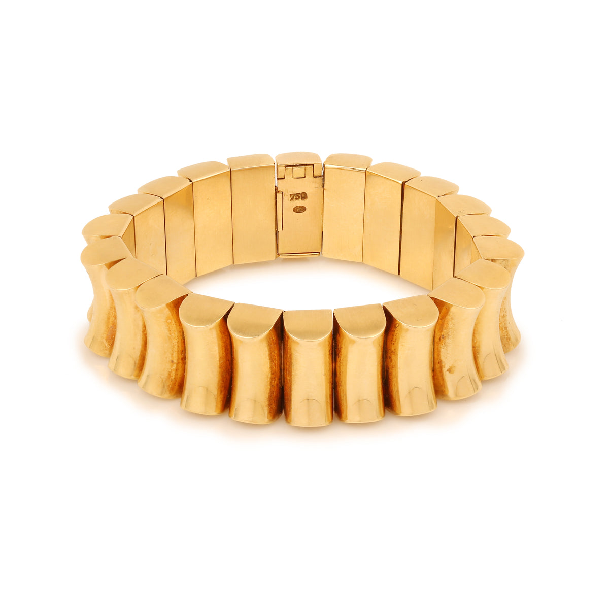 Bracelet Tank Gay Frères Or Jaune 18 Carats