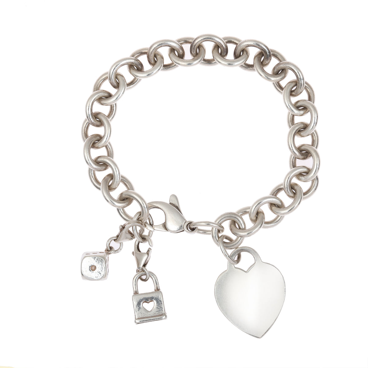 Bracelet Gourmette Cœur Tiffany & Co. Argent