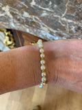 Bracelet de Perles Or Jaune 18 Carats