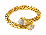 Bracelet Chimento Stretch Diamants Or Jaune 18 Carats