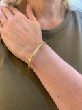 Bracelet Jonc Or Jaune 18 Carats