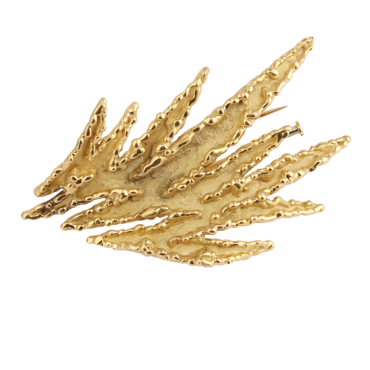 Vintage Mauboussin 18 Carats Yellow Gold Brooch