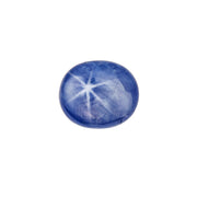 Cabochon Saphir Etoilé Birman Non Chauffé 14.33 Carats (Certificat)
