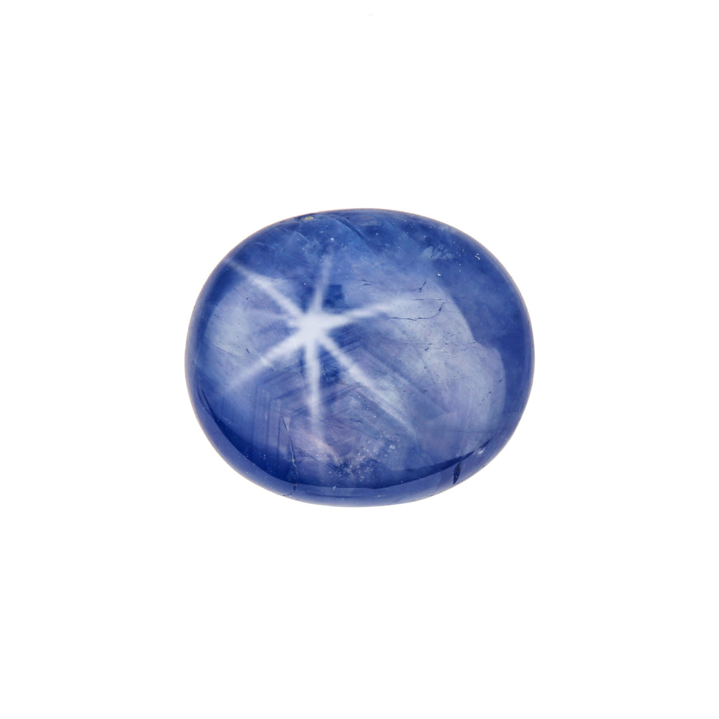Saphir Trapiche Naturel De Birmanie 22,90 Carats - Avec Certificat, NEUF
