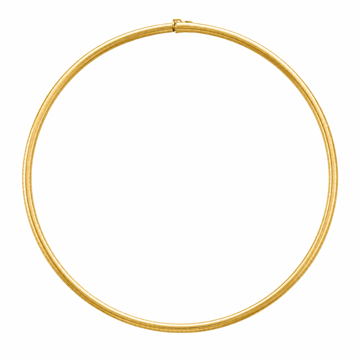 18 Carats Yellow Gold Torque Necklace