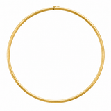 18 Carats Yellow Gold Torque Necklace