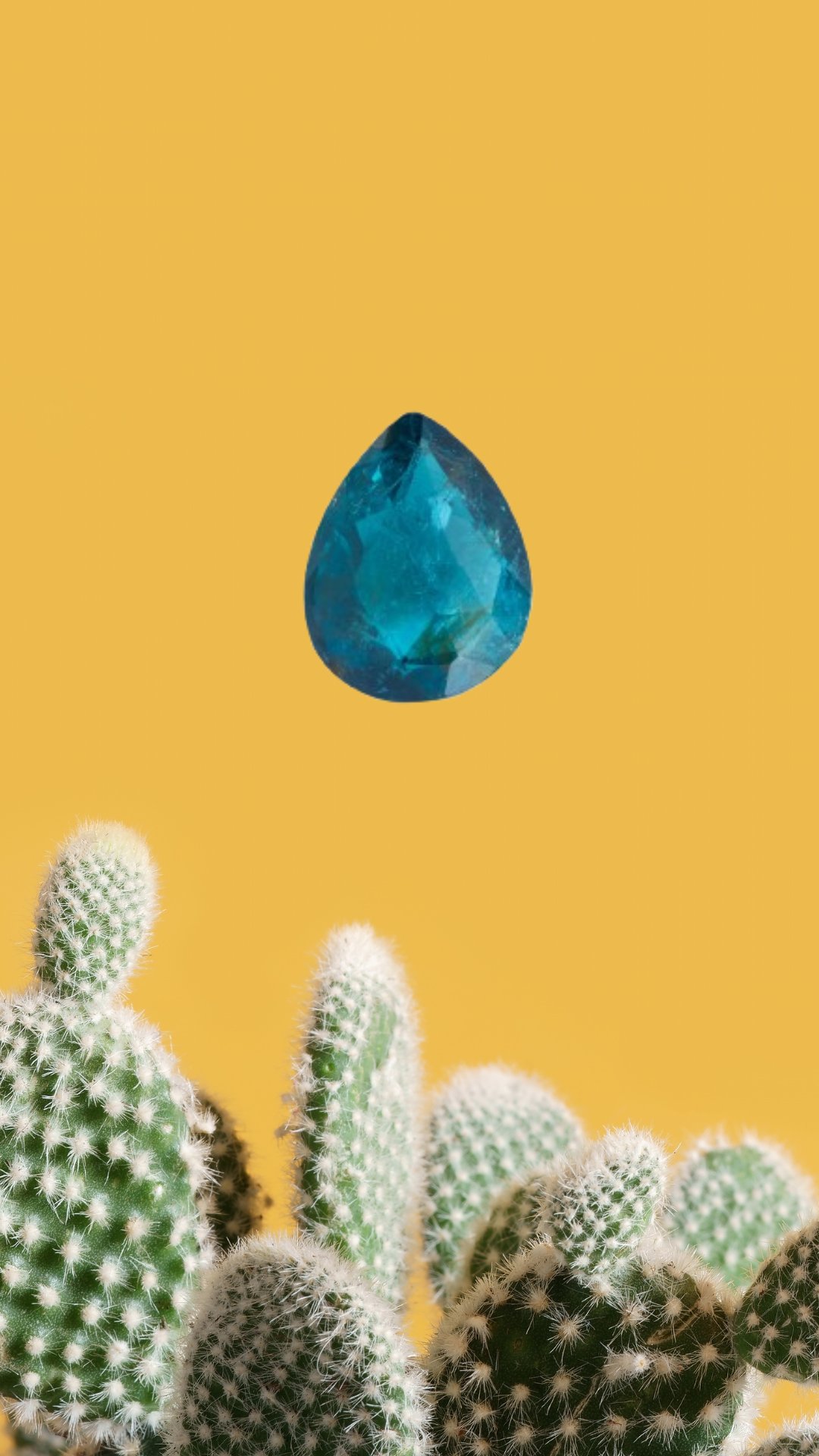 Tourmaline Verte/Bleue Poire 4.08 Carats