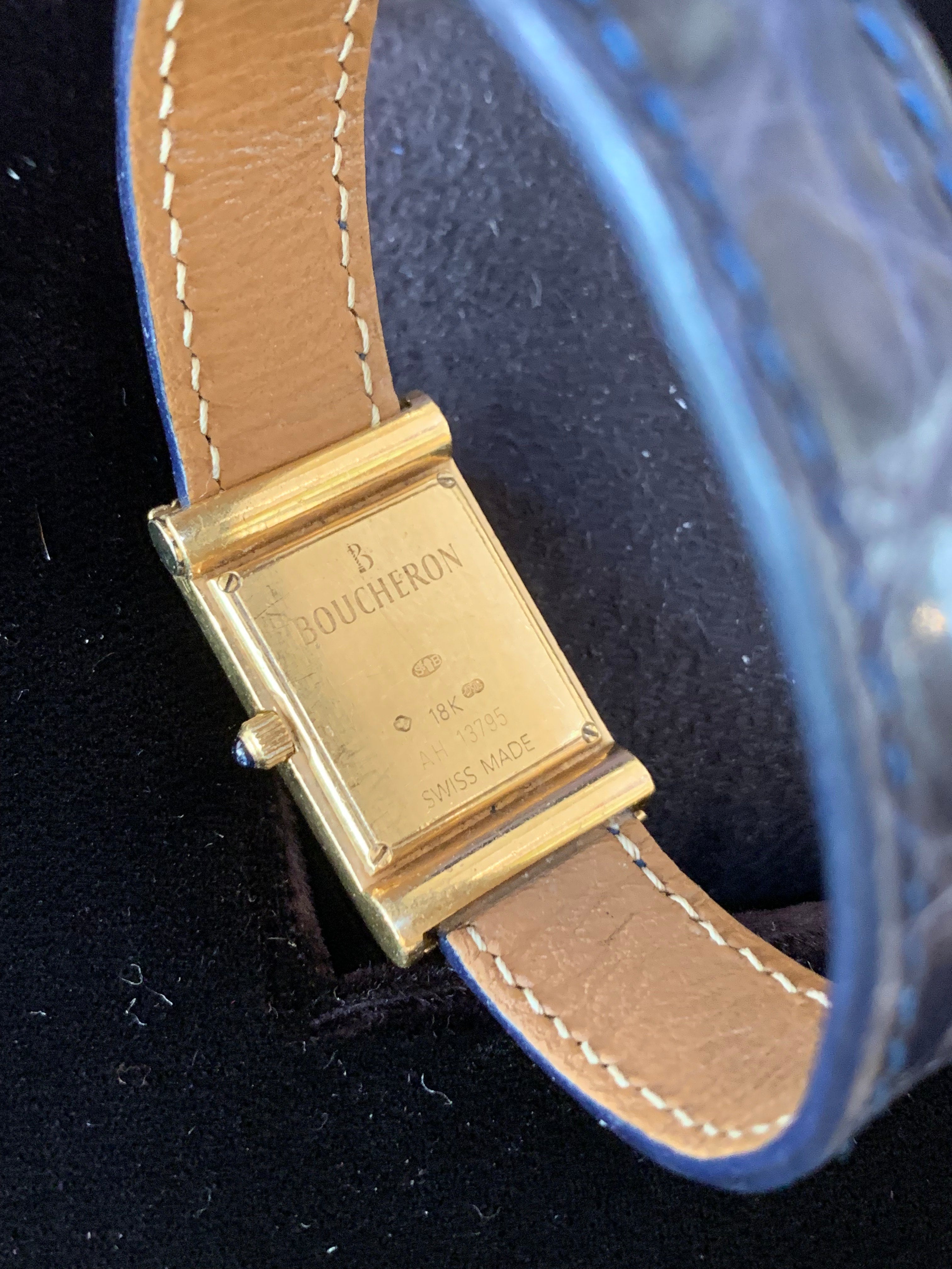 Boucheron Reflet Small 18 Carats Yellow Gold Watch