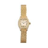 Cartier Tortue Diamonds 18 Carats Yellow Gold Watch