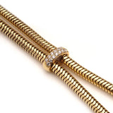 Vintage Van Cleef & Arpels Diamonds 18 Carats Yellow Gold Padlock Watch