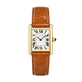 Montre Cartier Tank Solo Diamants Acier Or Jaune 18 Carats