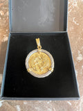 Pendentif Fred Force 10 Poisson Acier Or Jaune 18 Carats