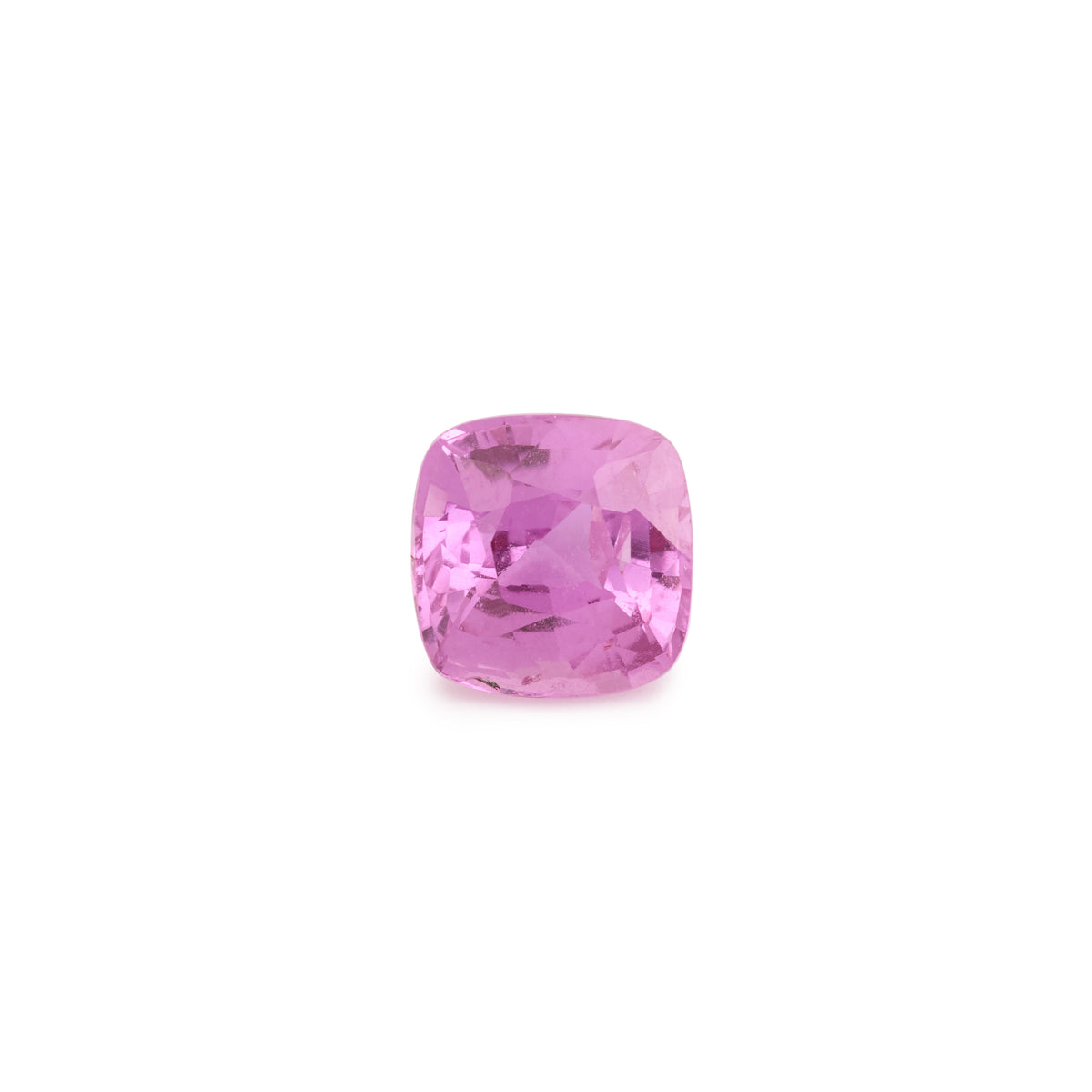 Saphir Rose Madagascar Coussin Non Chauffé 1.82 Carats (Certificat)