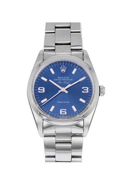 Rolex air king deals white face