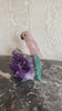 Perroquet Quartz Rose Jade Néphrite Aventurine Améthyste