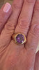 Bague Chevalière Améthyste 2.70 Carats Or Jaune 18 Carats