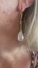 Boucles d’Oreilles Gouttes Quartz Rose Or Jaune 18 carats