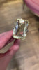 Citrine 46 Carats Taille Rectangle à Pans Coupés