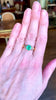 Bague Emeraude Colombie 1.63 Carats Diamants Or Jaune 18 Carats (Certificat)