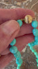 Collier Turquoise Or Jaune 18 Carats