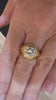 Bague Chevalière Diamant 2.35 Carats Or Jaune 18 Carats (Certificat)