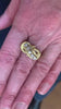 Vintage Diamonds 18 Carat Yellow Gold Wooden Branch Ring